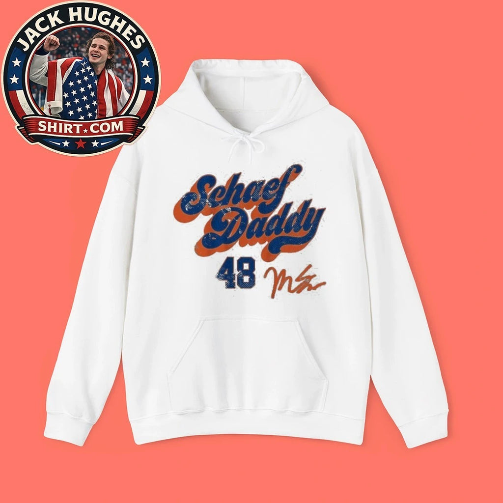 Number 48 Matthew Schaefer Schaef Daddy Signature And Logo Graphic T-Shirt