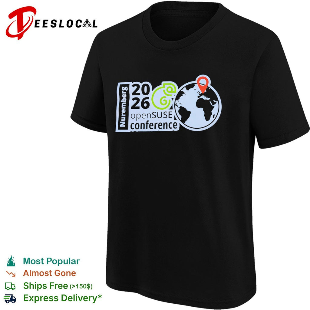 Nuremberg 2026 openSUSE conference shirt