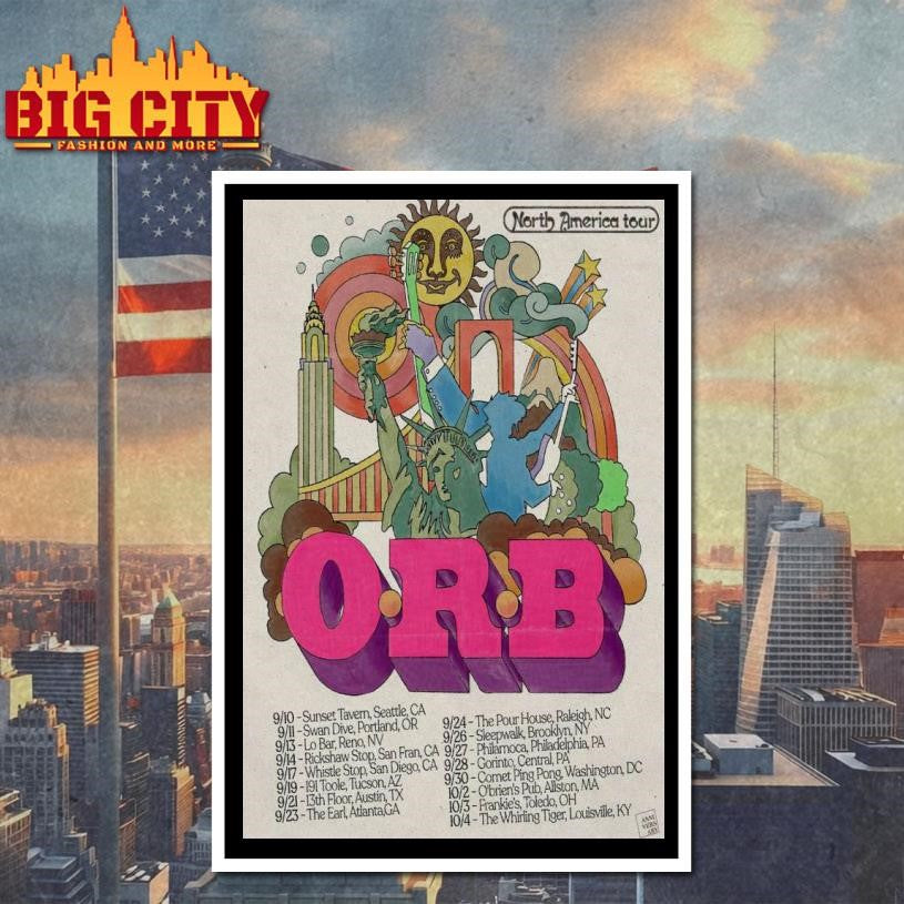 O.R.B North America Tour 2025 Poster Shirt