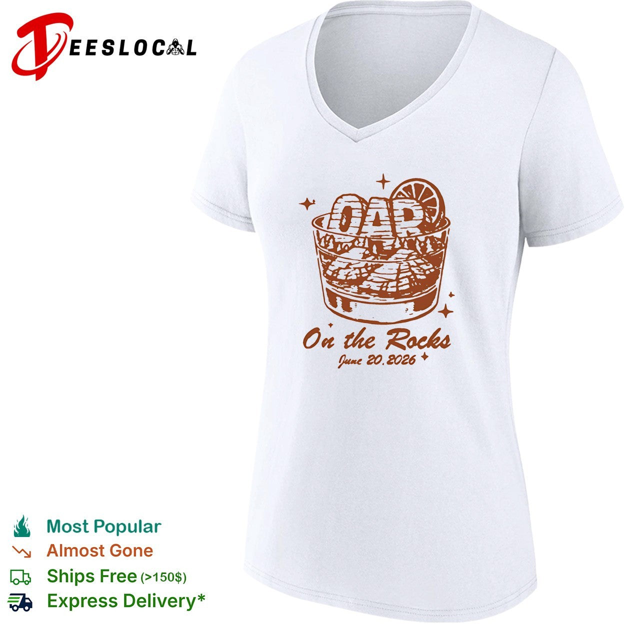 OAR on the rocks June 20 2026 shirt