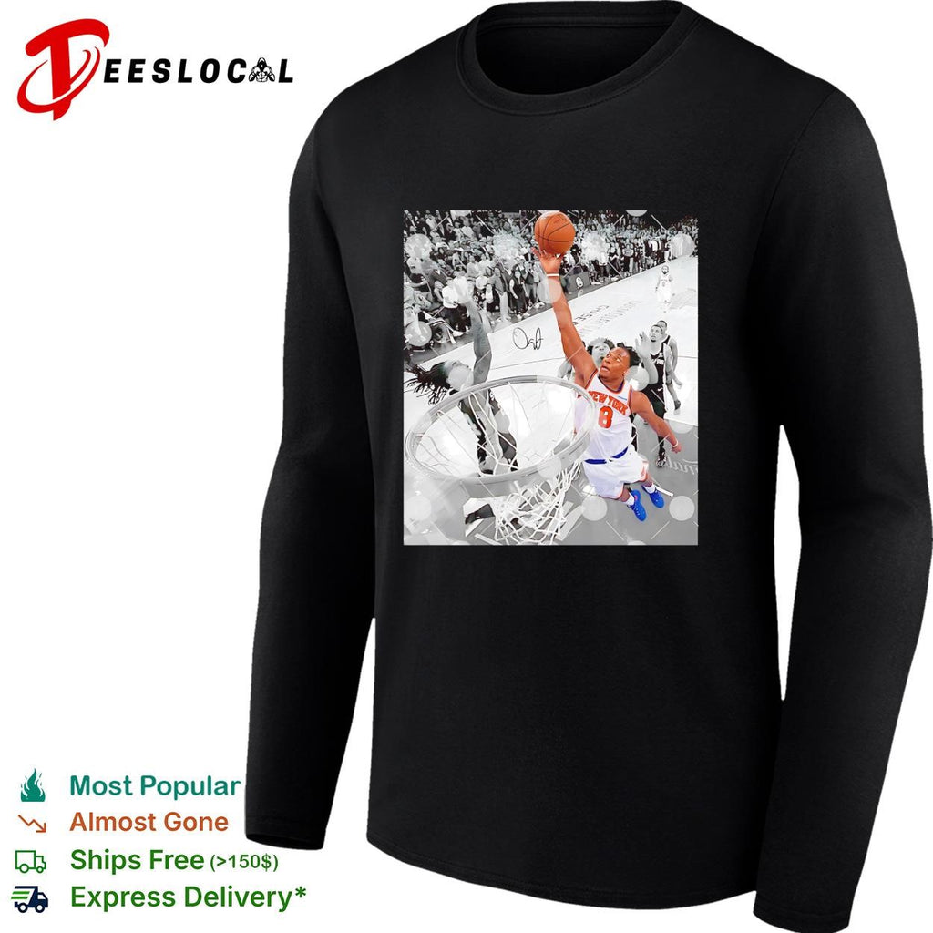 OG Anunoby Putback New York Knicks Finals Game 4 signature shirt