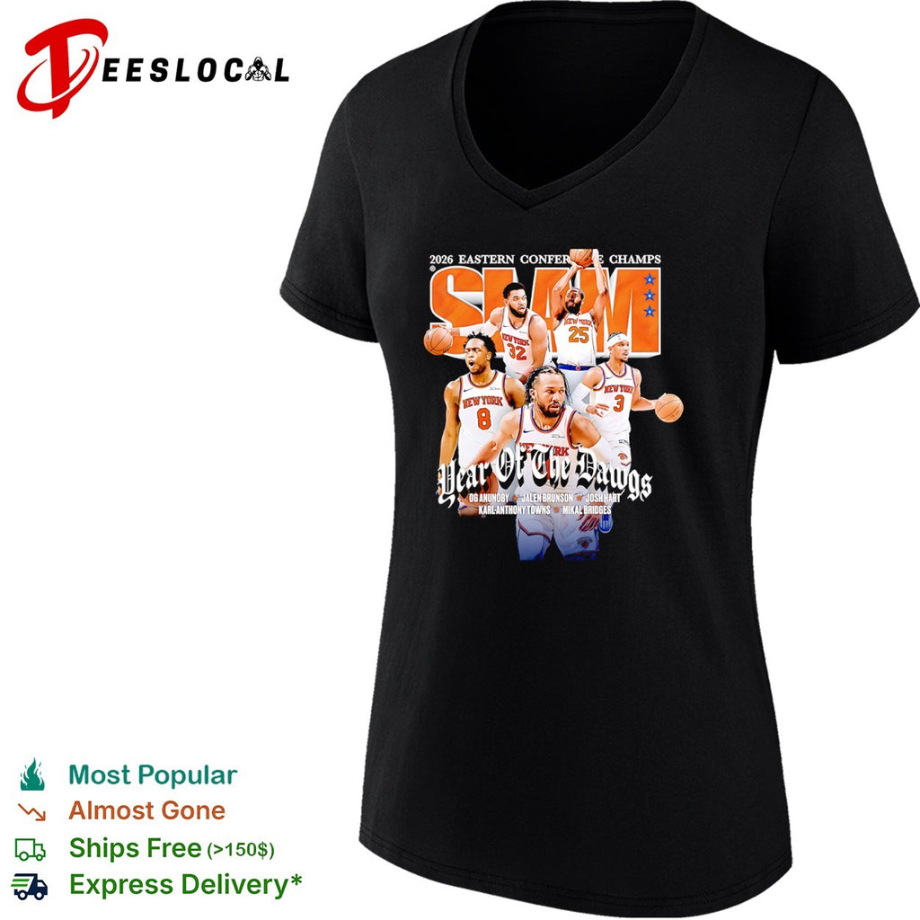 OG Jalen Josh Karl Anthony Bridges New York Knicks year of the dawgs 2026 Eastern Conference Champs shirt