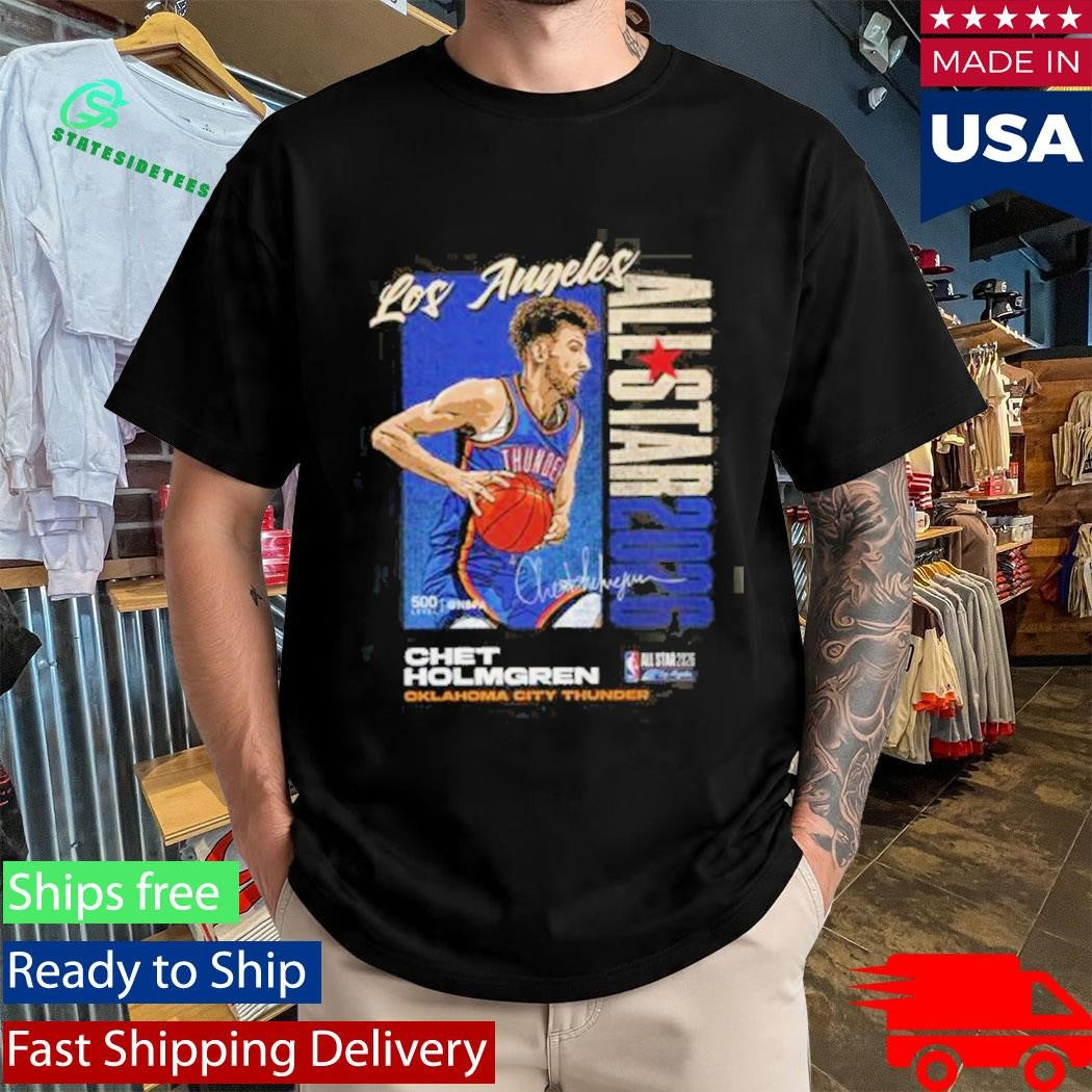 OKC Thunder 500 Level Holmgren 2026 All-Star Graphic T-Shirt
