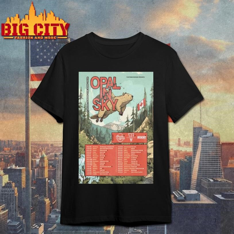 OPAL IN SKY Europe And UK Spring 2026 Tour Poster shirt