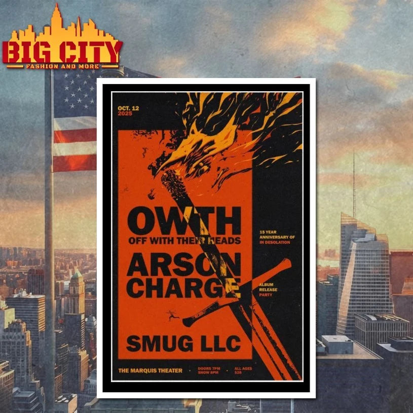 OWTH October 12 2025 Marquis, Denver, CO Poster shirt