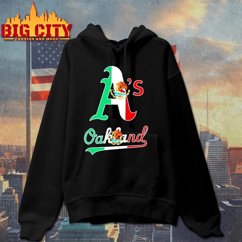 Oakland Athletics Baseball X Mexican Flag Shirt
