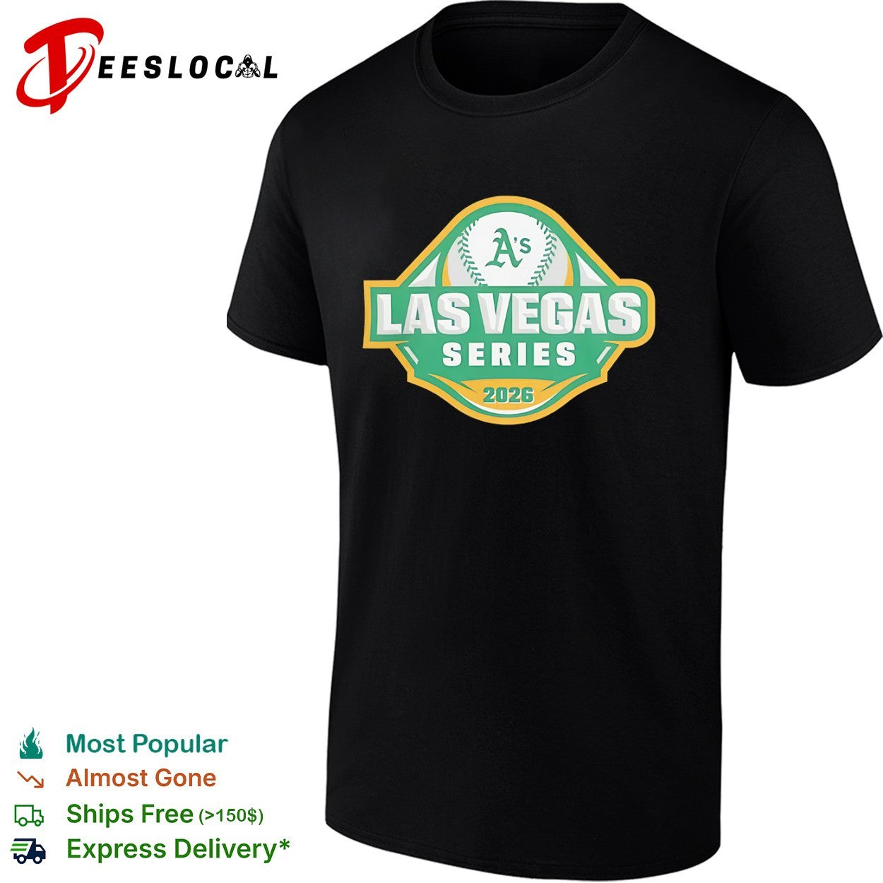 Oakland Athletics Las Vegas Series 2026 Logo Major League Baseball Team shirt