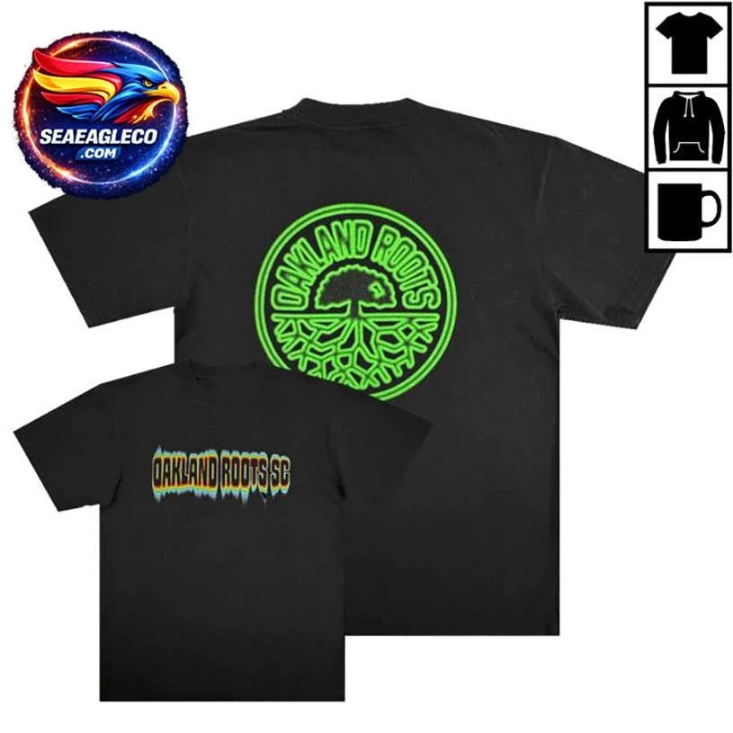 Oakland Roots Sc Acid Two Sided Shirt