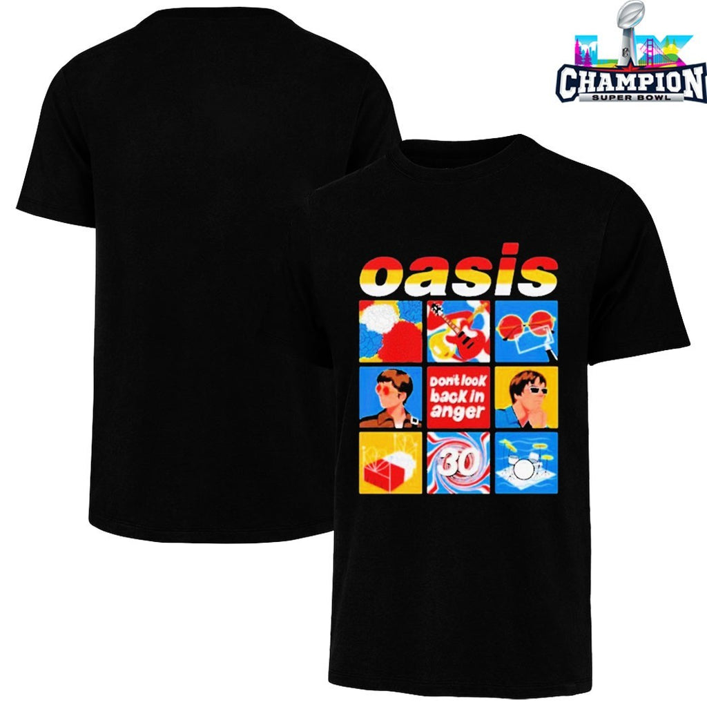 Oasis Don’t Look Back In Anger Celebrate 30 Years Of The Iconic Anthem T-shirts