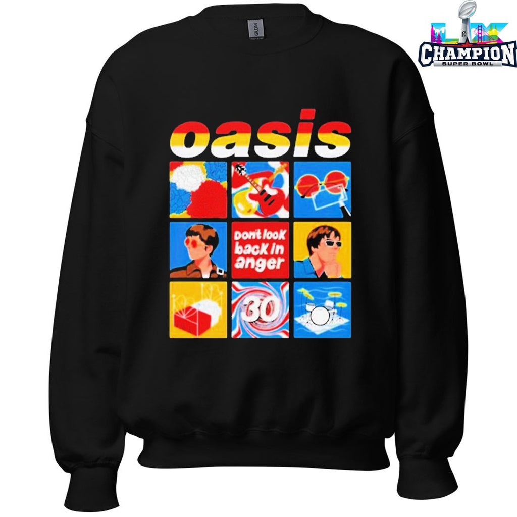 Oasis Don’t Look Back In Anger Celebrate 30 Years Of The Iconic Anthem T-shirts