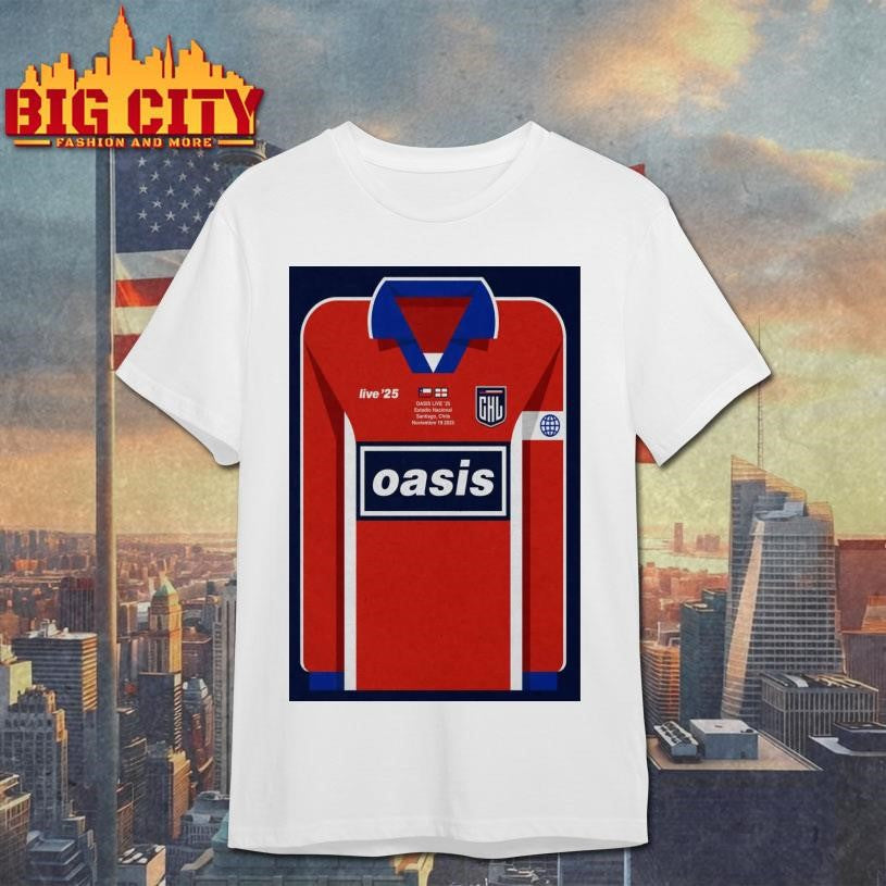 Oasis Nov 19 2025 Estadio Nacional Santiago Chile Poster Shirt