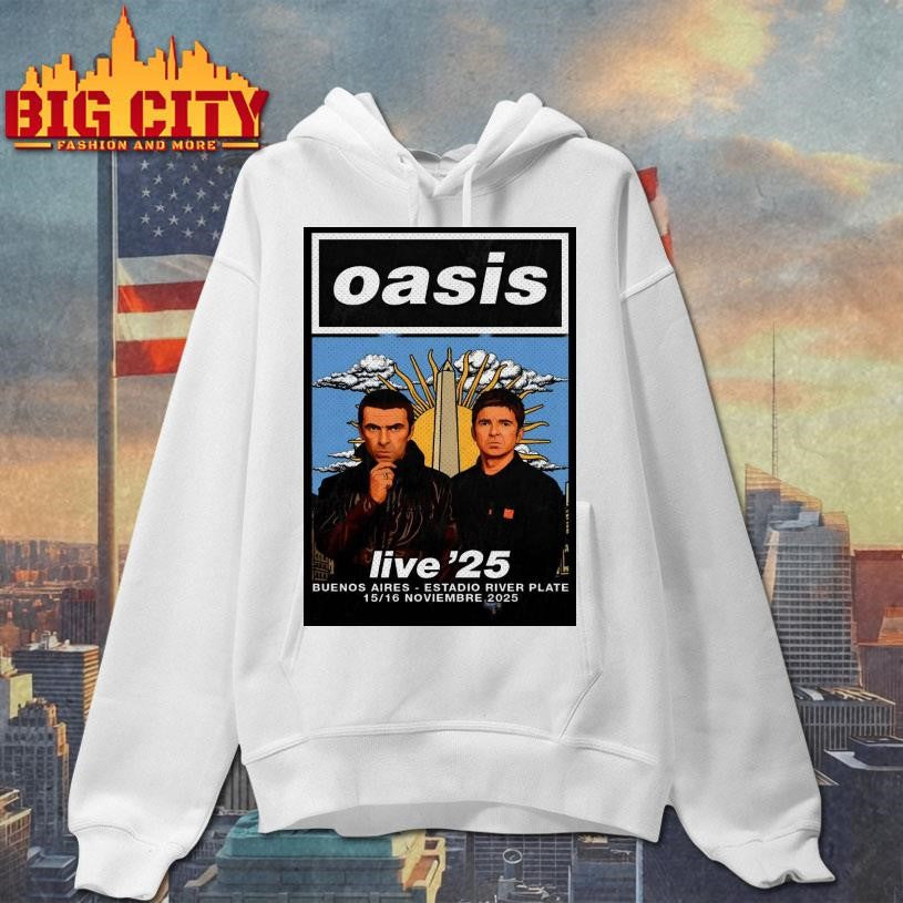 Oasis November 15-16 2025 Buenos Aires Argentina Poster Shirt