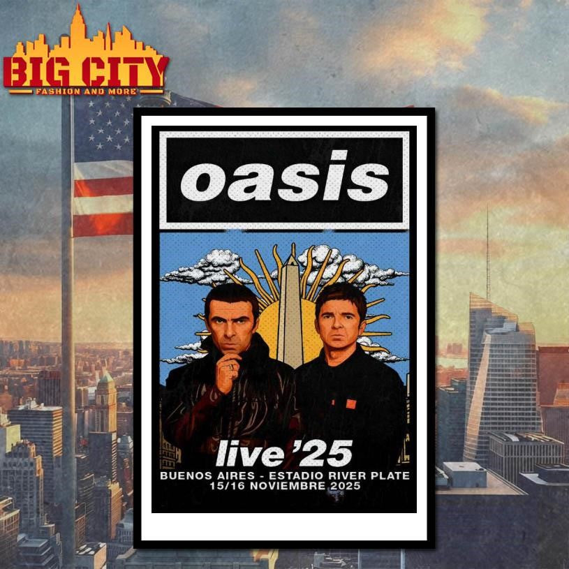 Oasis November 15-16 2025 Buenos Aires Argentina Poster Shirt