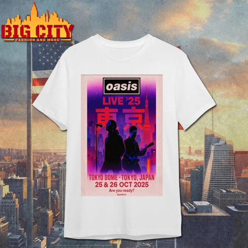 Oasis Oct 25-26 2025 Tokyo Dome In Tokyo Japan Poster shirt