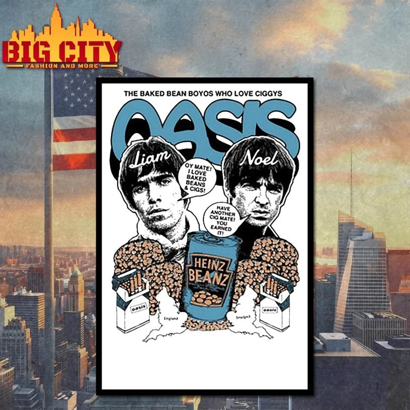 Oasis The Baked Bean Boyos Who Love Ciggys 2025 Shirt