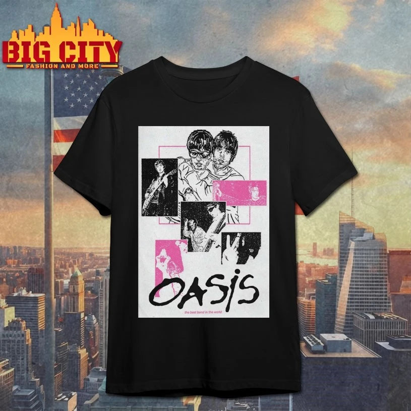 Oasis The Best Band In The World Poster shirt