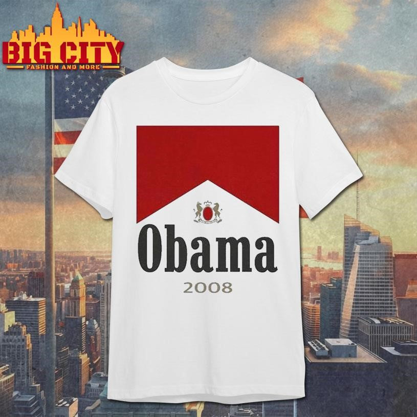Obama 2008 Cigarettes Marlboro Shirt