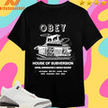 Obey House Of Subversion Coffee Conversation And Earthly Delights Shirts
