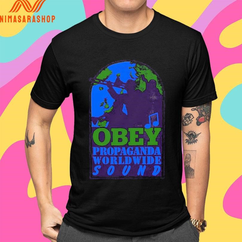 Obey Propaganda Worldwide Sound Shirts