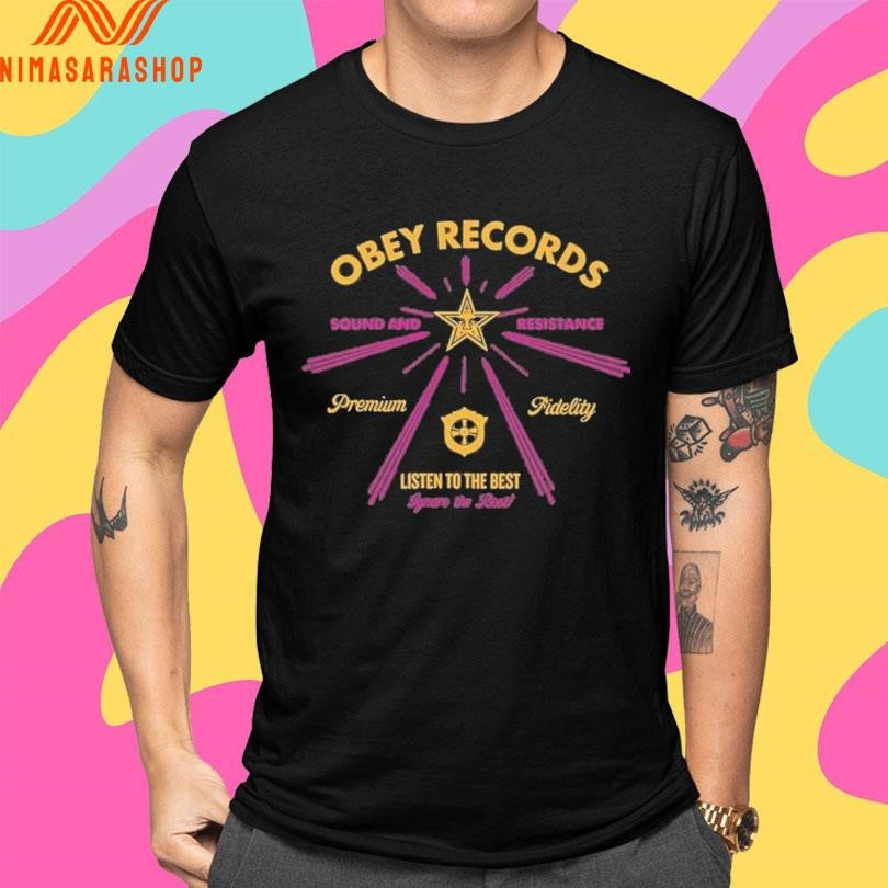 Obey Records Listen To The Best Shirts