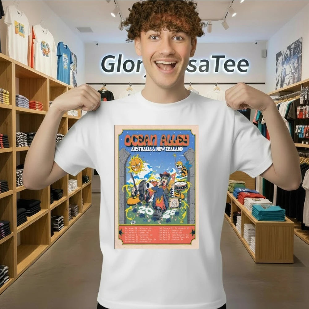 Ocean Alley Australia And New Zealand 2026 Shows Poster Shirt