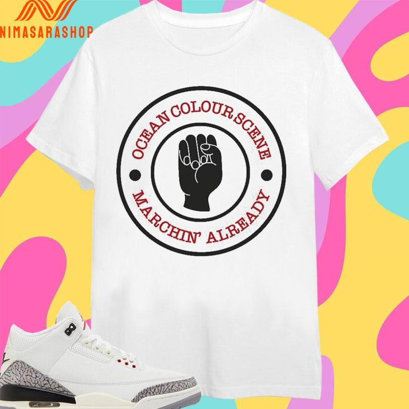 Ocean Colour Scene Marchin’ Already Logo Shirts