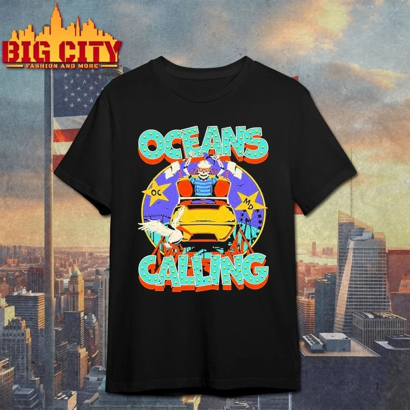 Oceans Calling Festival Rollercoaster Oc Md Skeleton 2025 shirts