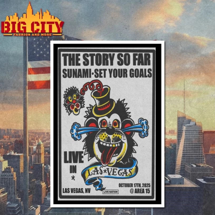Oct 17, 2025 The Story So Far Las Vegas Poster shirt