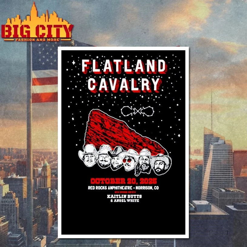 Oct 20 2025 Flatland Cavalry Red Rocks, Morrison, Colorado Shirt
