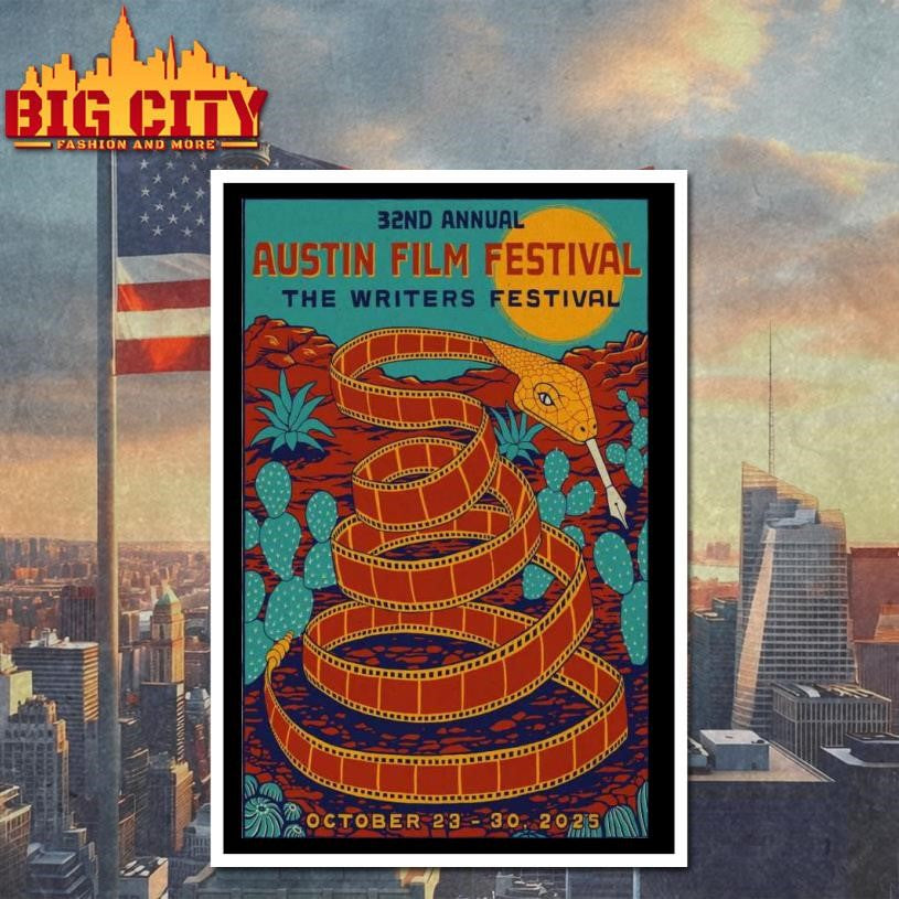 Oct 23-30 2025 The Writers Austin Film Festival Poster Shirt