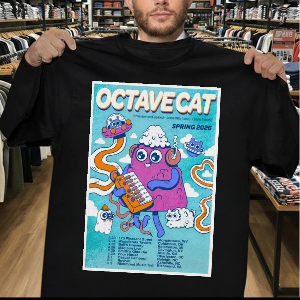 Octave Cat Spring 2026 Tour Poster Shirt