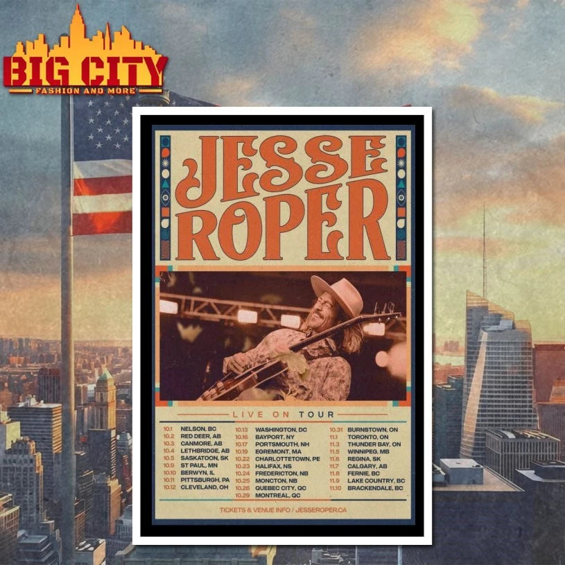 October &amp; November 2025 Jesse Roper Poster shirt