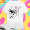 Octopus Tako Print Shirts