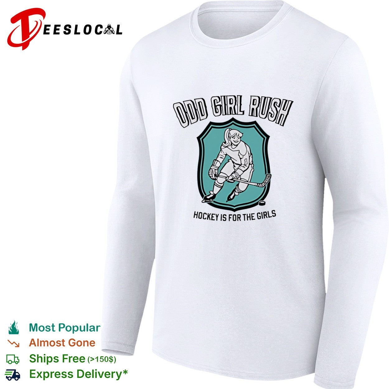 Odd Girl Rush Hockey Is for the Girls shirt