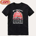 Official 100th Anniversary 1926-2026 Detroit Red Wings Team Hockey Signatures Shirt