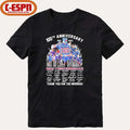 Official 100th Anniversary 1926-2026 New York Rangers Team Hockey Signatures Shirt