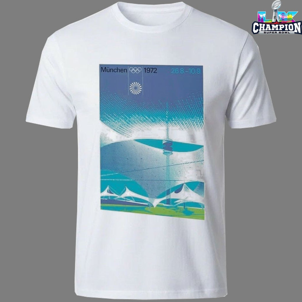 Official 1972 Munich Games Olympic Heritage T-Shirts