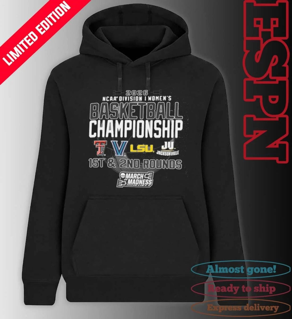 Official 1st, 2nd Rounds 2026 NCAA DI Women’s Basketball Championship – Baton Rouge, LA Shirt