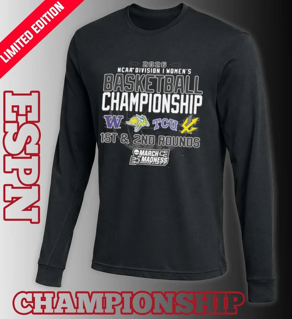 Official 1st, 2nd Rounds 2026 NCAA DI Women’s Basketball Championship – Fort Worth, TX Shirt
