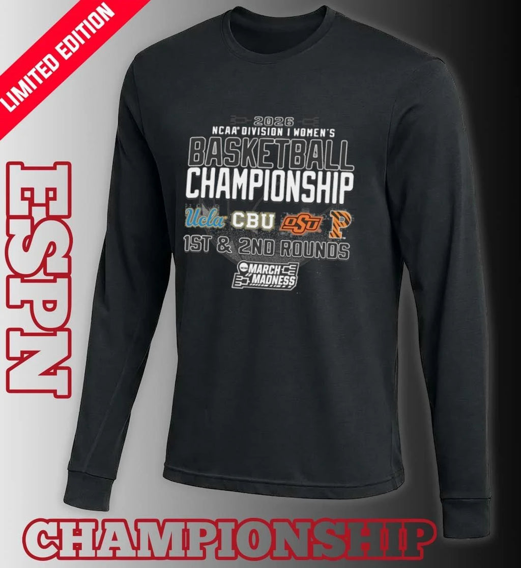 Official 1st, 2nd Rounds 2026 NCAA DI Women’s Basketball Championship – Los Angeles, CA Shirt