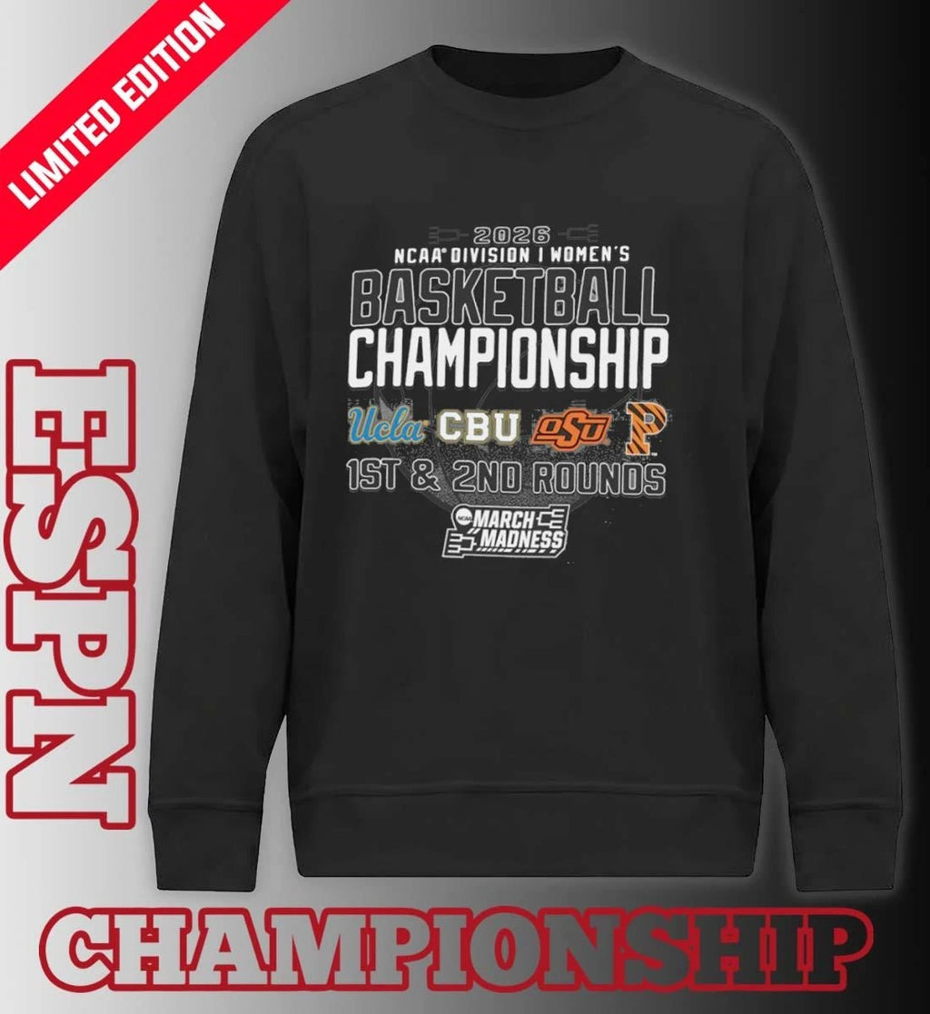 Official 1st, 2nd Rounds 2026 NCAA DI Women’s Basketball Championship – Los Angeles, CA Shirt