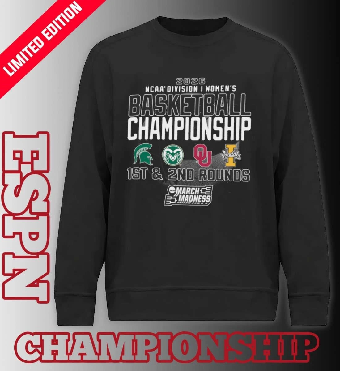 Official 1st, 2nd Rounds 2026 NCAA DI Women’s Basketball Championship – Norman, OK Shirt
