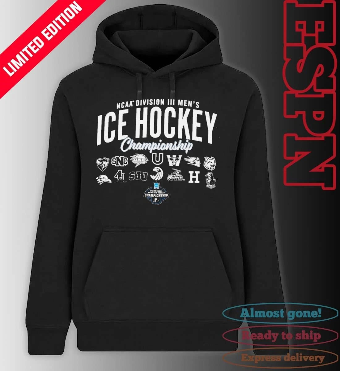 Official 1st Round 2026 NCAA Division III Men’s Ice Hockey Championship T-Shirt