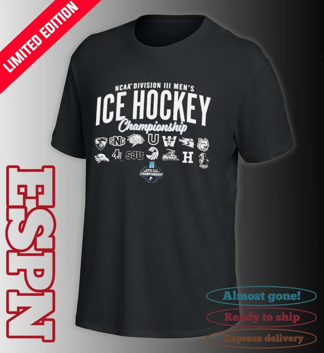 Official 1st Round 2026 NCAA Division III Men’s Ice Hockey Championship T-Shirt