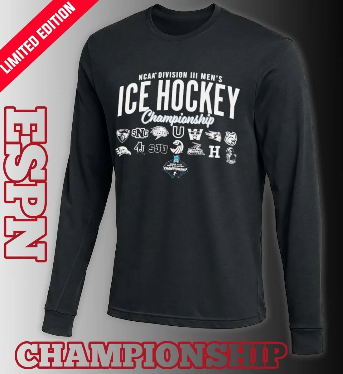 Official 1st Round 2026 NCAA Division III Men’s Ice Hockey Championship T-Shirt