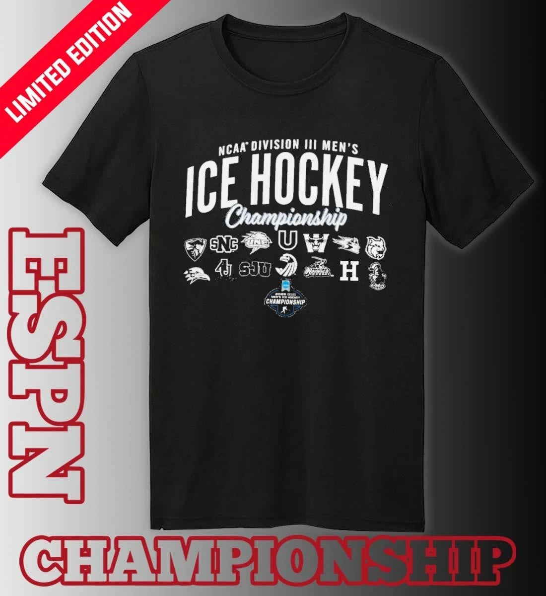 Official 1st Round 2026 NCAA Division III Men’s Ice Hockey Championship T-Shirt