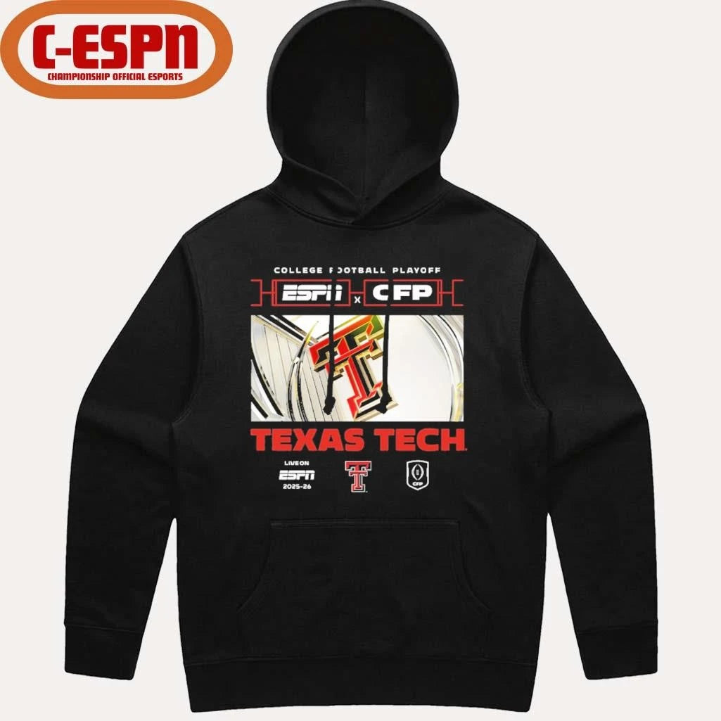Official 2025-26 CFP Texas Tech Red Raiders Window Shirt