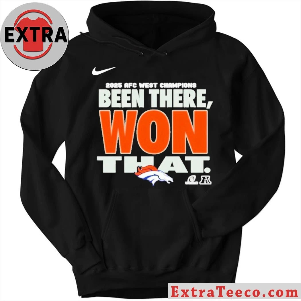 Official 2025 Afc West Champions Been There Won That Logo T-Shirt