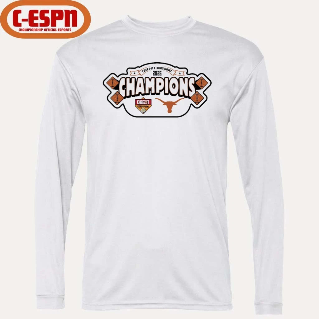 Official 2025 Cheez-It Citrus Bowl TEXAS CHAMPS Shirt