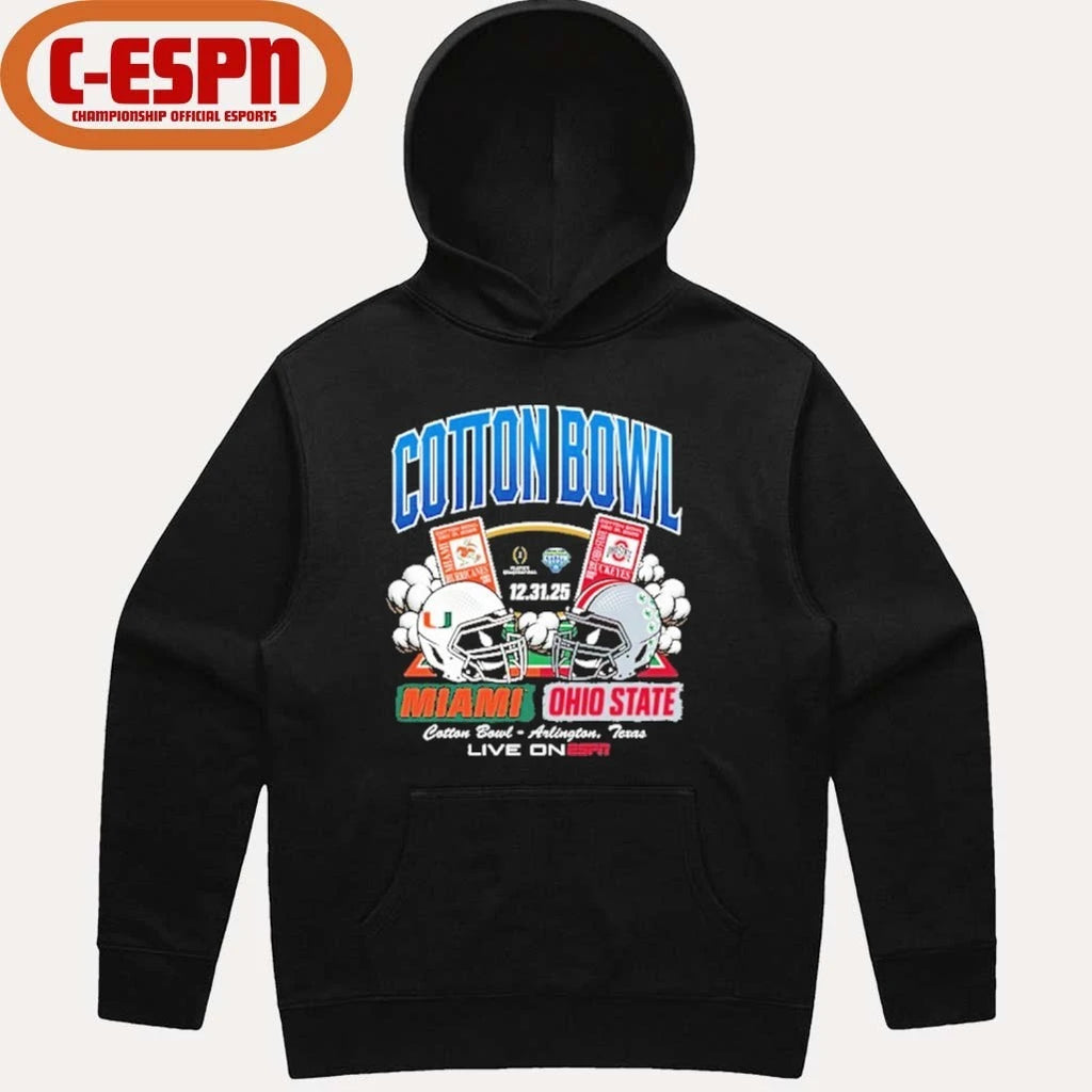 Official 2025 Cotton Bowl Head to Head Shirt